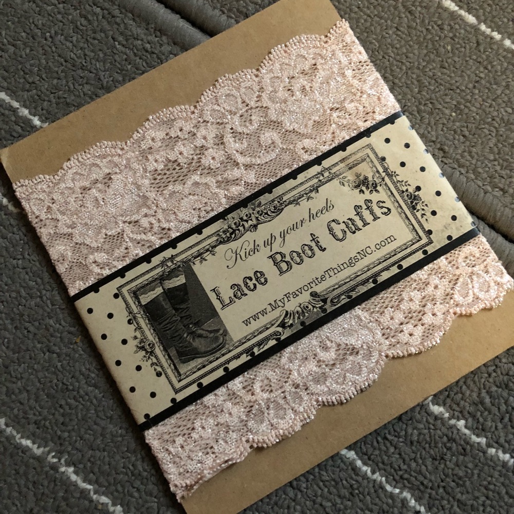 Lace Boot Cuffs!